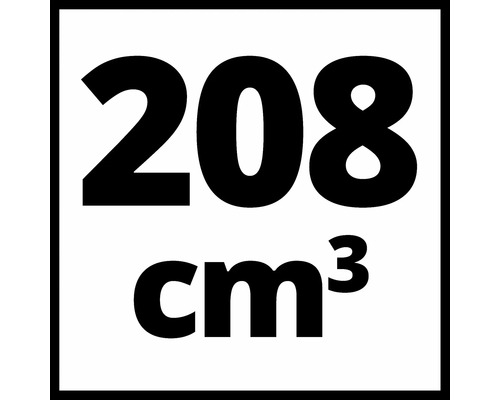 Symbol pro objem motoru 208 kubických centimetrů