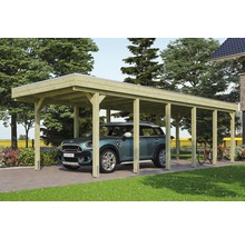 Přístřešek na auto SKAN HOLZ Friesland 314 x 860 cm impregnovaný vč. EPDM fólie