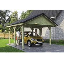Přístřešek na auto SKAN HOLZ Wallgau 430 x 500 cm impregnovaný