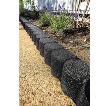 Zahradní chodník s obrubníky a levandulí