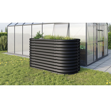 Vyvýšený záhon Vitavia Vita 858 Basic 162 x 82 x 86 cm plechový černý