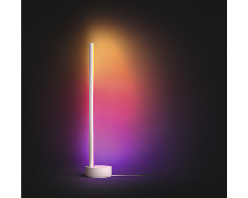 Chytrá stolní lampa s tyčovým designem a barevným světlem