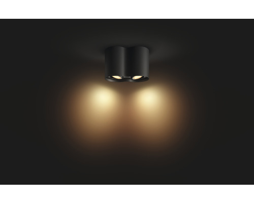 Stropní svítidlo se dvěma reflektory