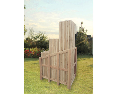 Dřevěný plot pro soukromí do zahrady