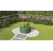 Vyvýšený záhon Vitavia Vita 401 Rund Ø 82,1 x 40,1 cm plechový zelený