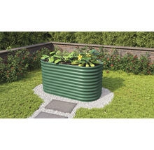 Vyvýšený záhon Vitavia Vita 858 Basic 162,1 x 82,1 x 85,8 cm plechový zelený