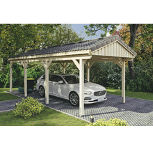 Přístřešek na auto SKAN HOLZ Fichtelberg 317 x 808 cm přírodní