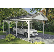 Přístřešek na auto SKAN HOLZ Fichtelberg 317 x 808 cm bílý