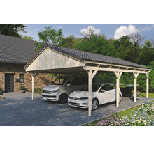 Přístřešek na auto SKAN HOLZ Fichtelberg 618 x 808 cm přírodní