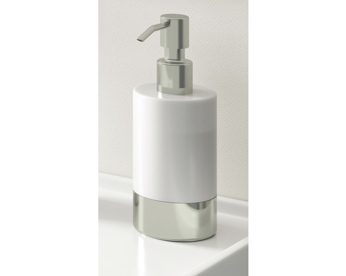 Keramický dávkovač mýdla s dávkovací hlavou