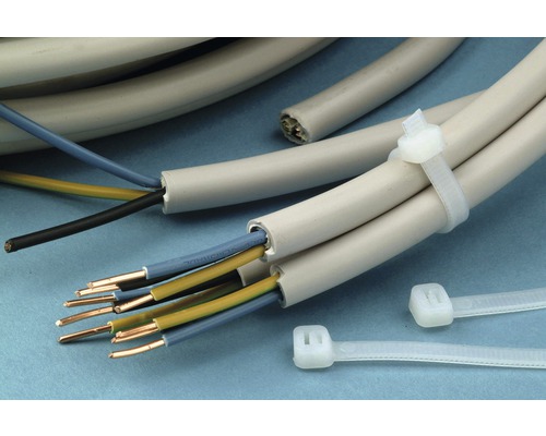 Elektrický kabel se stahovací páskou