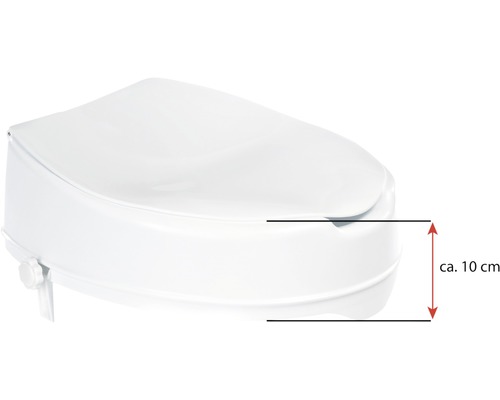 Zvýšení WC sedátka přibližně o 10 centimetrů