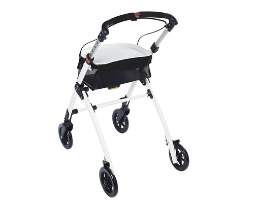 Rolátor s košíkem a sedadlem