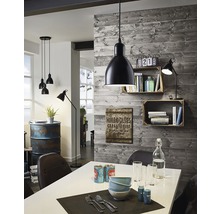 Jídelna s jídelním stolem, židlemi a osvětlením