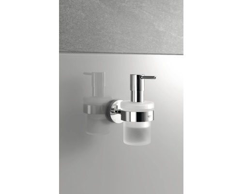 Nástěnný dávkovač mýdla se skleněnou nádobou