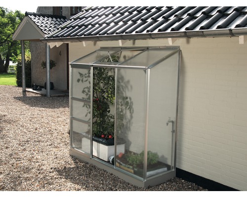 Skleník ke zdi Vitavia Ida 1300 polykarbonát 4 mm 193 x 69 cm hliník Skleník ke zdi Vitavia Ida 1300 polykarbonát 4 mm 193 x 69 cm hliník