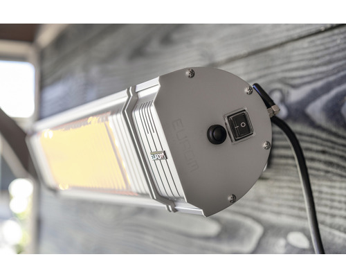 Elektrický zářič pro montáž na stěnu