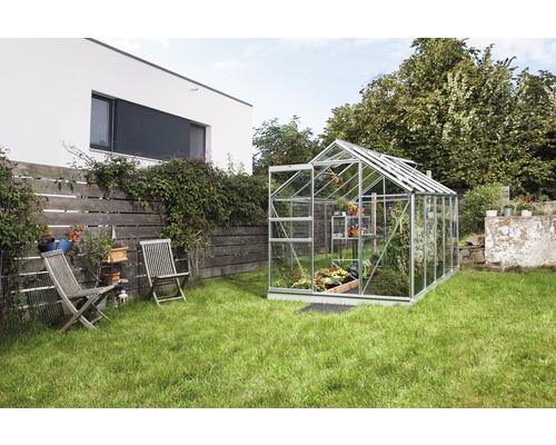 Skleník Vitavia Venus 6200 skleněný 3 mm 195 x 321 cm hliník Skleník Vitavia Venus 6200 skleněný 3 mm 195 x 321 cm hliník