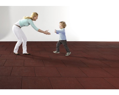 Gumová podlaha s dítětem a dospělým pro vnitřní použití