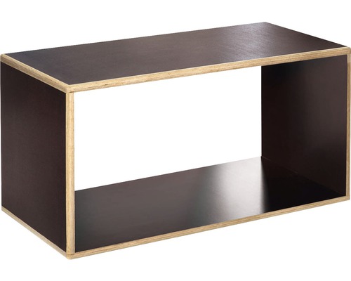 Dřevěná krychlová police