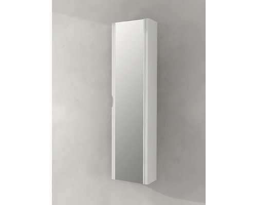 Bílá zrcadlová skříňka do koupelny