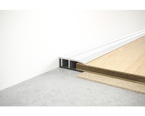 Hliníkový přechodový profil pro podlahové krytiny