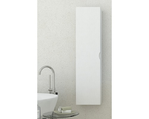 Koupelnová skříňka vysoká Baden Haus CEYLAN 140x35x20 cm bílý jasan