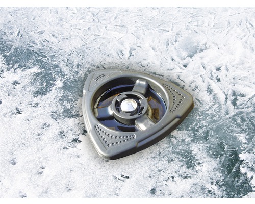 Středicí pomůcka pro vrták do ledu na ledu