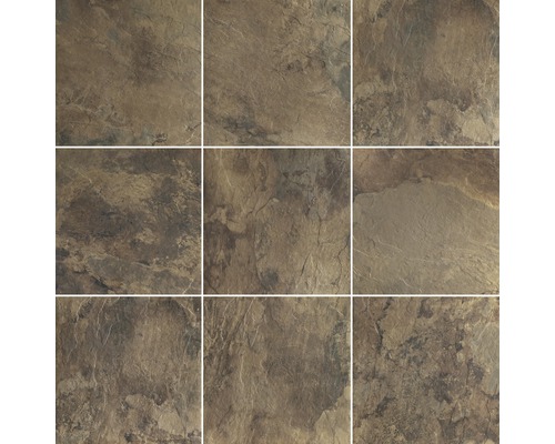 Devět kameninových dlaždic s matným povrchem