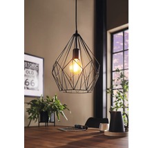 Lustr Eglo 49257 Carlton E27 1x60 W černý
