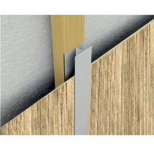 Profil pro plastové palubky spojovací 3000 x 50 x 10 mm tmavé dřevo-thumb-2
