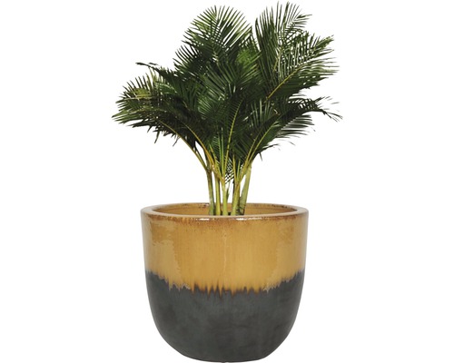 Umělá palma ve dvoutónovém květináči pro interiérové dekorace