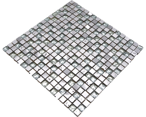 Mozaika ze skla a kovu