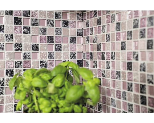 Mozaikové obkládačky se čtvercovými kusy