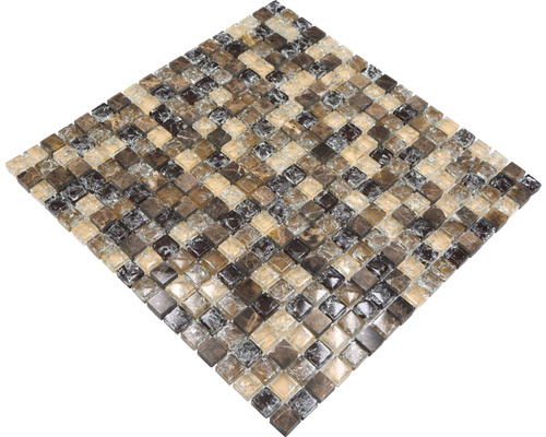 Mozaika z přírodního kamene a skla