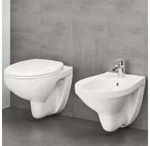 Závěsné WC a bidet v koupelně