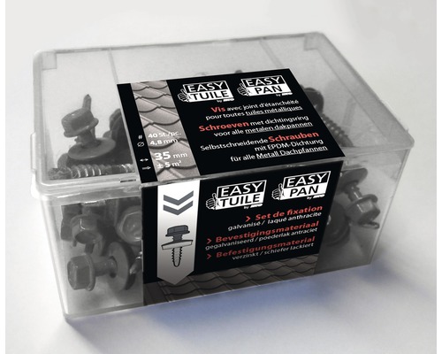 Upevňovací materiál Easy Tuile Easy Pan v průhledném obalu