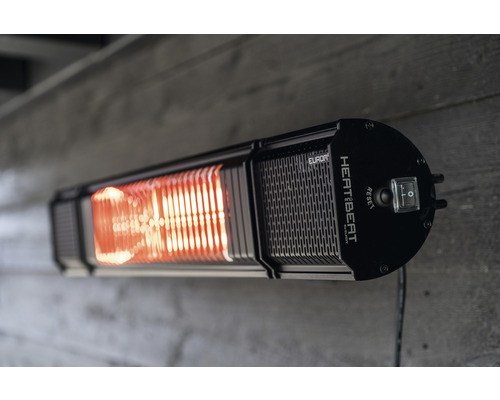 Nástěnný ohřívač pro venkovní použití s infračervenou technologií