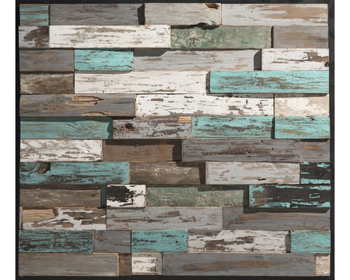 Obklad stěn z dřevěných panelů ve vintage stylu