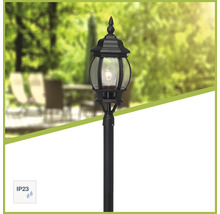 Zahradní lampa z kovu s krytím IP23
