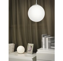 Lustr Eglo 85262 Rondo E27 1X60 W Ø 250 mm matný nikl