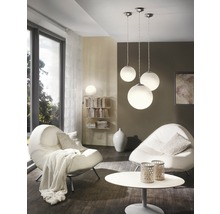 Lustr Eglo 85262 Rondo E27 1X60 W Ø 250 mm matný nikl