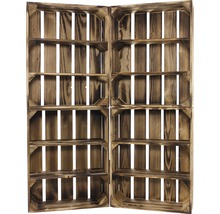 Dvě regálové bedny ze dřeva