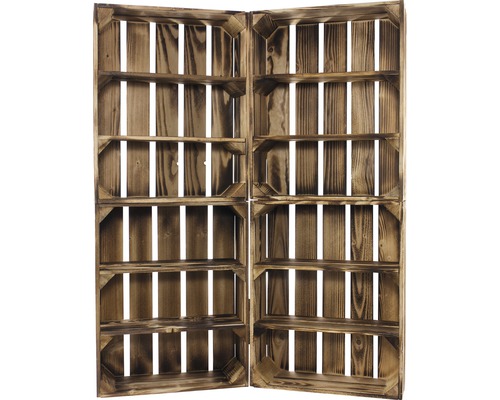 Dvě regálové bedny ze dřeva