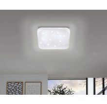 Čtvercové stropní svítidlo se vzorem hvězd