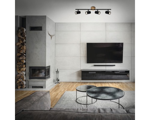 Bodové osvětlení Briloner Muritz GU10 4x35W černé Bodové osvětlení Briloner Muritz GU10 4x35W černé