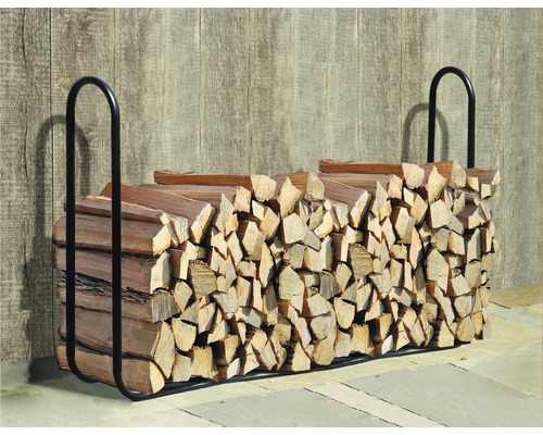 Stojan na palivové dřevo s poleny