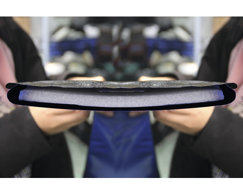 Detailní záběr tlumicí rohože