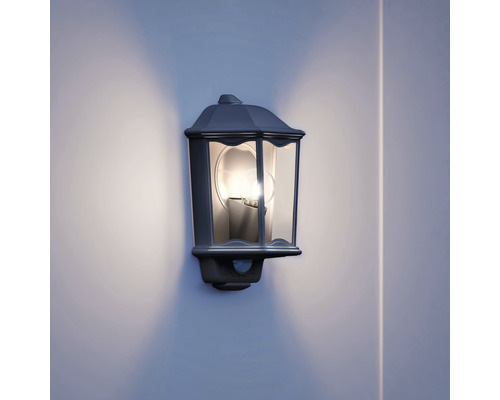 Osvětlené venkovní nástěnné svítidlo s detektorem pohybu