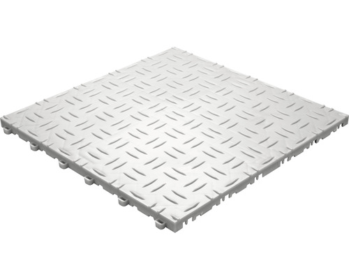 Čtvercová podlahová dlaždice s motivem slzičkového plechu